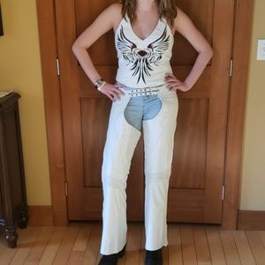 Harley Davidson leather chaps